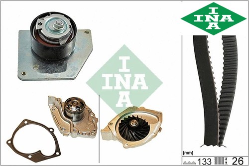 Kit pompa acqua cinghia - e,